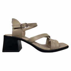 Босоножки женские кожаные на каблуке Marcco 184 14 бежевые