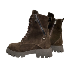 Ботинки женские замшевые DIANA D-249/940 коричневый мех