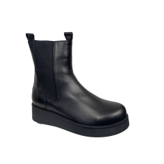 Ботинки женские кожаные ANNA LUCCI 40015-R02-02 байка черные