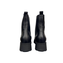 Ботинки женские кожаные ANNA LUCCI 40015-R02-02 байка черные