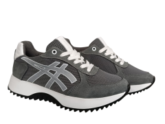 Кроссовки женские текстильные CROSSAV 25-368 46 серый нубук сетка