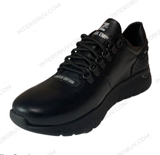 Кроссовки мужские кожаные ZANGAK 88 черный