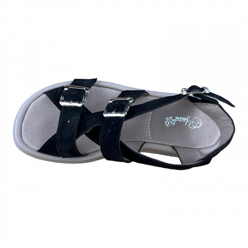 Босоножки Женские кожаные ALEXA 714 черный