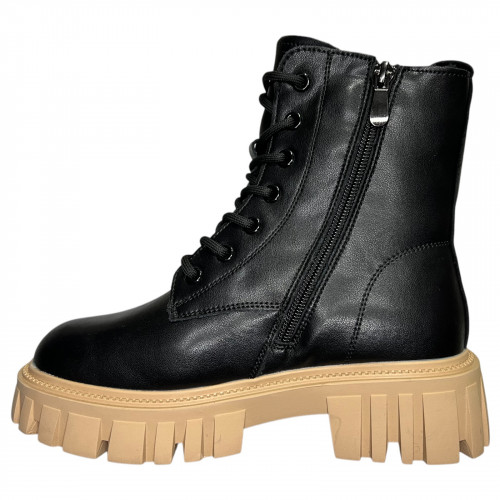 Черевики жіночі шкіряні IT TS DW 5020-6 чорний хутро