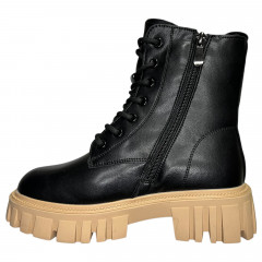 Ботинки женские кожаные IT TS DW 5020-6 черный мех