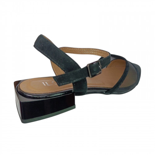 Босоножки женские замшевые ILONA 762/88(с) 01 черные 