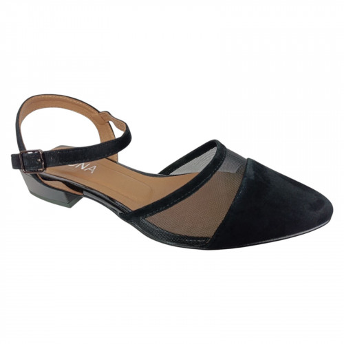 Босоножки женские замшевые ILONA 762/88(с) 01 черные 