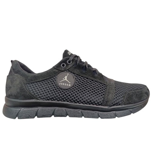 Кросівки чоловічі текстильні Big Foot JORDAN 12 чорні