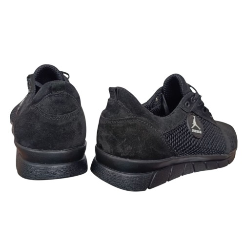 Кросівки чоловічі текстильні Big Foot JORDAN 12 чорні