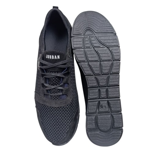 Кросівки чоловічі текстильні Big Foot JORDAN 12 чорні