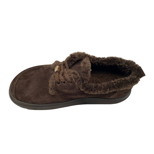 Черевики жіночі замшеві GORNELIA 332 25 шоколад хутро