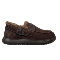 Ботинки женские замшевые MARCCO 1113 25 шоколадный мех