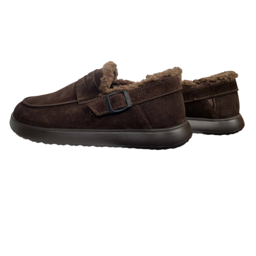 Ботинки женские замшевые MARCCO 1113 25 шоколадный мех