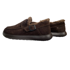 Ботинки женские замшевые MARCCO 1113 25 шоколадный мех