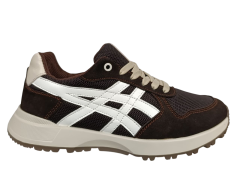 Кроссовки мужские текстильные CROSSAV 25-368 08 коричневые нубук сетка