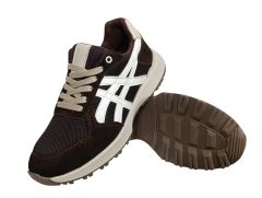 Кроссовки мужские текстильные CROSSAV 25-368 08 коричневые нубук сетка