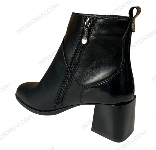 Ботинки Женские кожаные ROMAX 456 черный