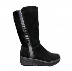 Чоботи Жіночі шкіряні ROMAX 525/4 замш хутро