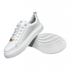 Кроссовки Женские кожаные GORNELIA 33/24 молочный