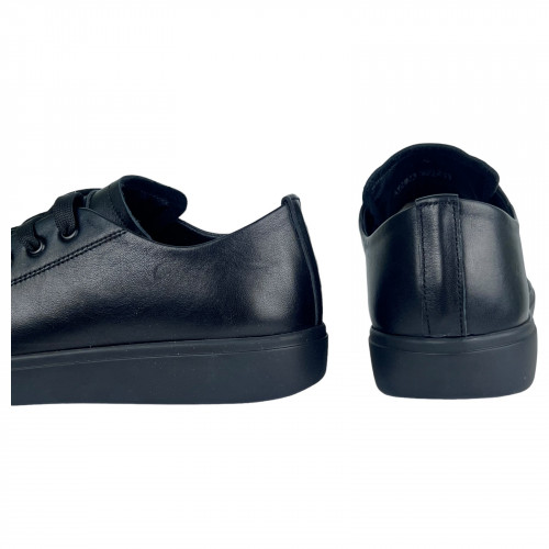 Кеды Женские кожаные U.SPIRIT 709 01 черный