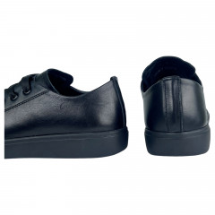 Кеды Женские кожаные U.SPIRIT 709 01 черный