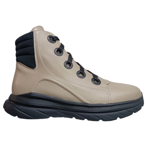 Черевики жіночі шкіряні TANGO 246 кава хутро