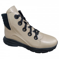 Черевики жіночі шкіряні TANGO 246 кава хутро