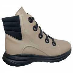 Черевики жіночі шкіряні TANGO 246 кава хутро