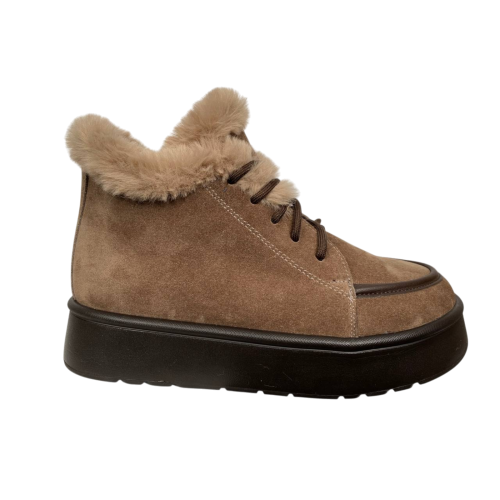 Ботинки женские замшевые FOOT STEP 532 22 мех