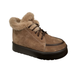 Ботинки женские замшевые FOOT STEP 532 22 мех