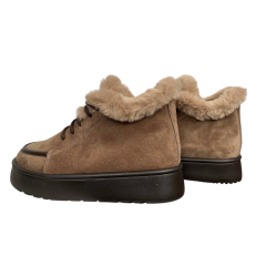 Ботинки женские замшевые FOOT STEP 532 22 мех