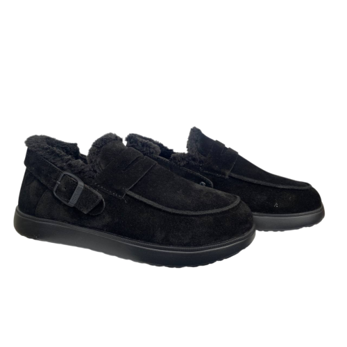 Ботинки женские замшевые MARCCO 1113 01 черный мех