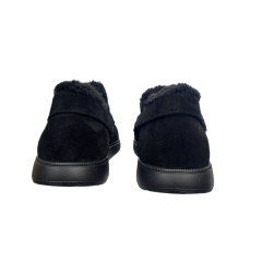 Ботинки женские замшевые MARCCO 1113 01 черный мех