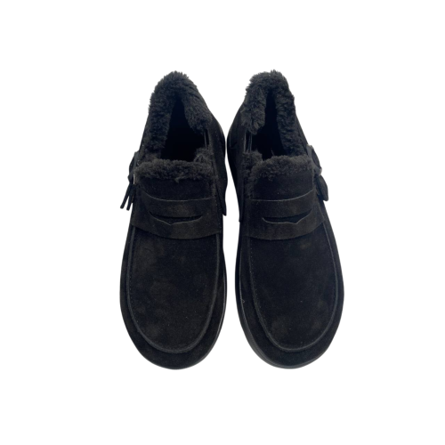 Ботинки женские замшевые MARCCO 1113 01 черный мех