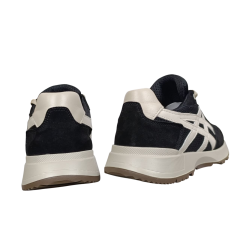 Кроссовки мужские текстильные CROSSOV 25-368 01 черные нубук