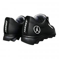 Кроссовки Мужские кожаные DENAR K2 черный/белый