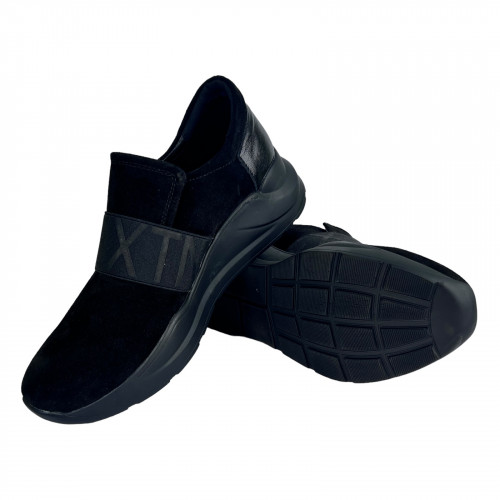 Лоферы Женские замшевые U.SPIRIT 1040 черный