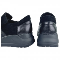 Лоферы Женские замшевые U.SPIRIT 1040 черный