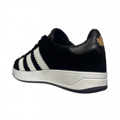 Кеды женские замшевые BRAVE 18089 CAMPUSA черные