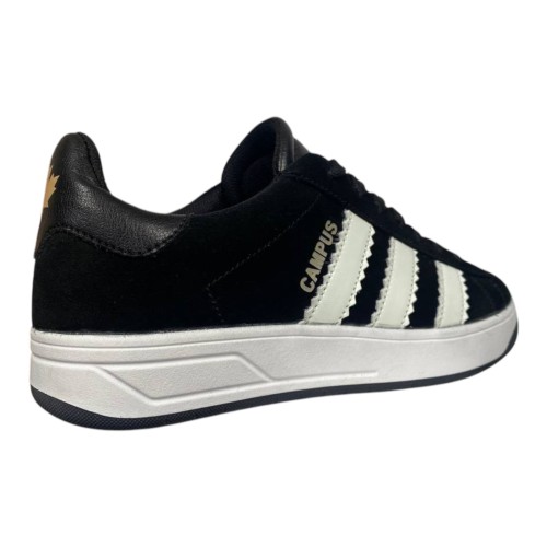 Кеди жіночі замшеві BRAVE 18089 CAMPUSA чорні