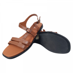 Босоніжки жіночі шкіряні ILONA 763/AR 08 коричневі