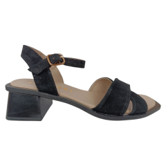 Босоніжкі жіночі шкіряні ANDALINI 411/01 чорні