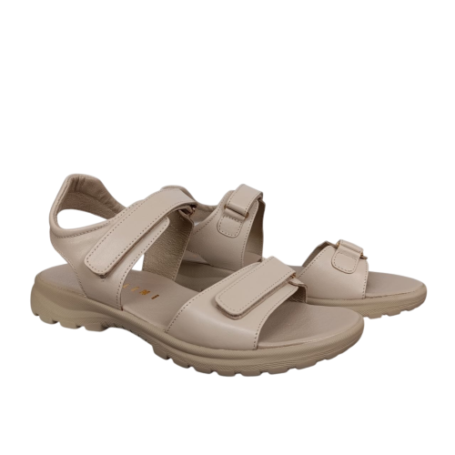 Босоножки Женские кожаные ANDALINI 142 04 бежевые