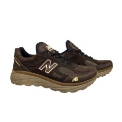 Кросівки чоловічі шкіряні New Balance 12/1 08 SPRINT коричневі 