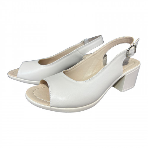 Босоножки Женские кожаные AURIS 360 бежевый