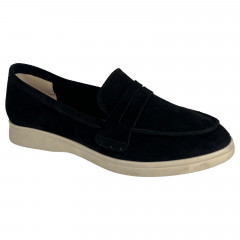 Лоферы Женские замшевые U.SPIRIT 7033 01 черный