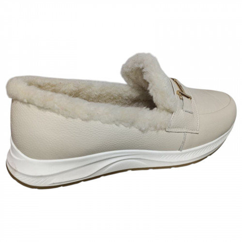 Черевики жіночі шкіряні TANGO 710 16 молочний хутро