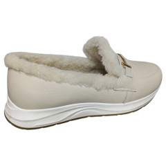 Черевики жіночі шкіряні TANGO 710 16 молочний хутро