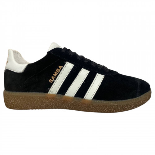 Кеды женские замшевые BRAVE 18079 SAMBA черные