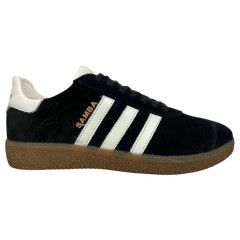 Кеды женские замшевые BRAVE 18079 SAMBA черные